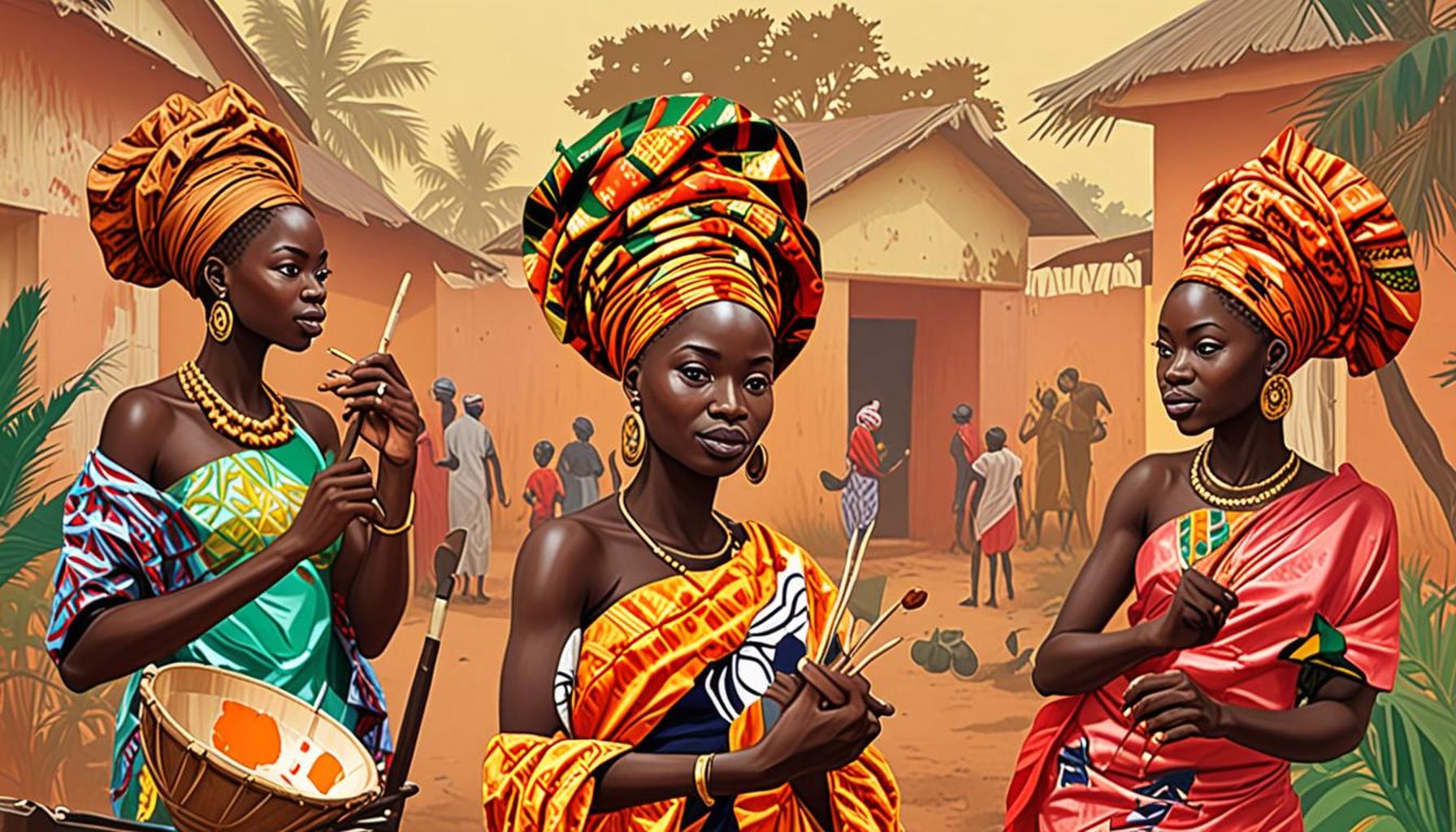 Nigerian Traditional Painting Evolution Cultural Identity Impact