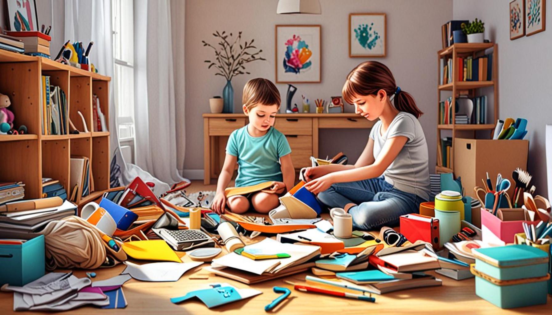 Decluttering Techniques for the Family: Involving Children in the Organization Process